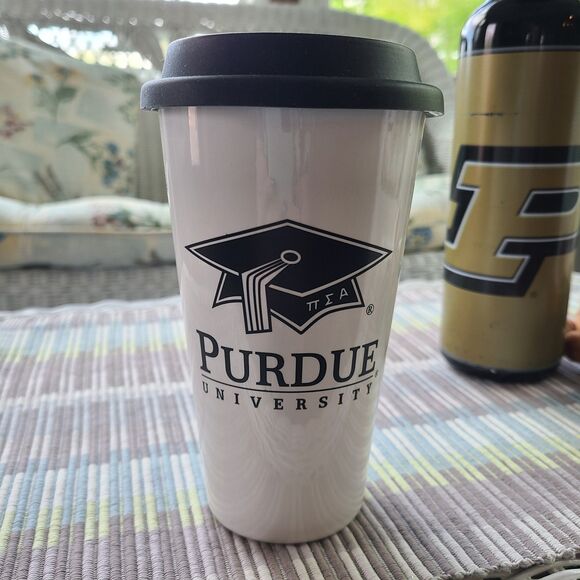 Purdue University Spirit Bundle Ceramic Mug, H2O Bottle, Plush Keychain, Lanyard - Picture 2 of 10
